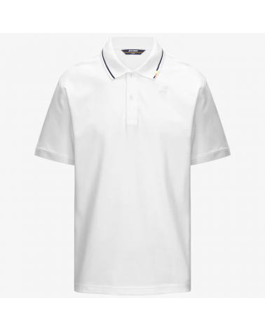 POLO SIMOR PIQUE K-WAY BIANCA