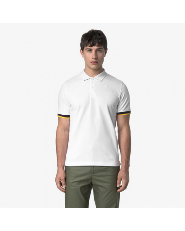 POLO VINCENT PIQUE K-WAY BIANCA