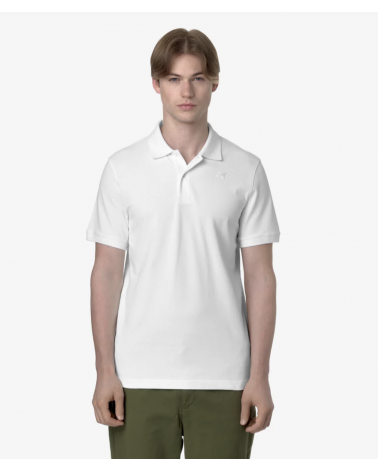 POLO AMEDEE PIQUE K-WAY BIANCA