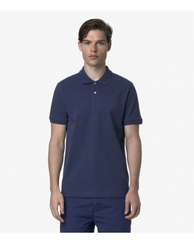 POLO AMEDEE PIQUE K-WAY BLUE