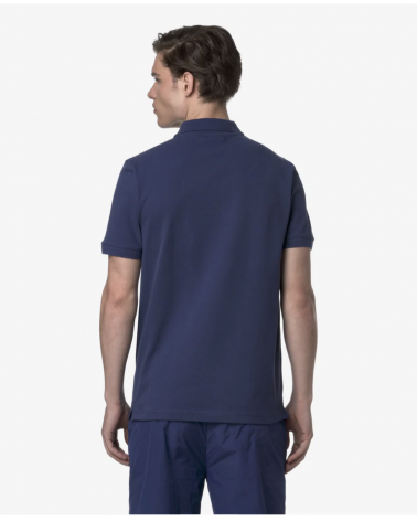 POLO AMEDEE PIQUE K-WAY BLUE