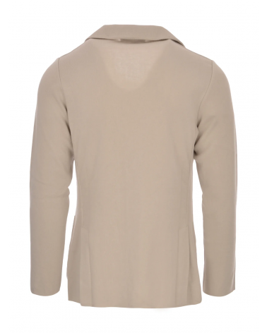 Giacca in maglia tortora Lardini
