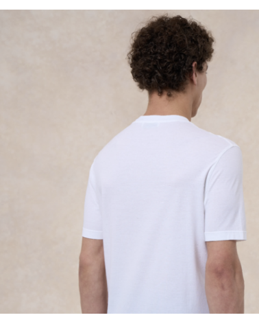 T-Shirt crepe bianca De Laurentiis