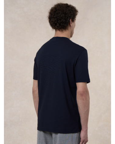 T-Shirt crepe blu De Laurentiis