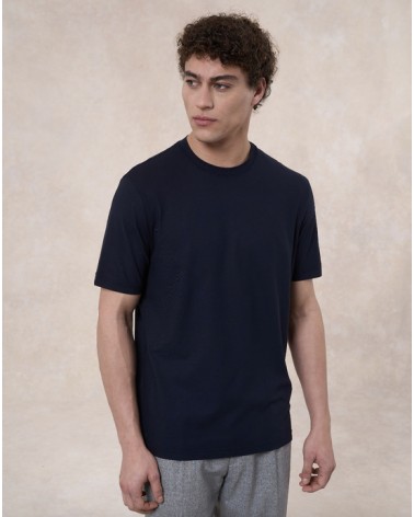 T-Shirt crepe blu De Laurentiis