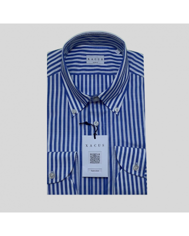 Camicia Xacus righe blu