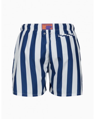 Boxer mare Gallo righe bicolore blu