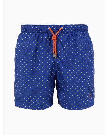 Boxer mare Gallo fantasia pois blu