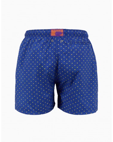 Boxer mare Gallo fantasia pois blu