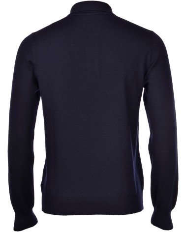 Polo merinos blu Gran Sasso