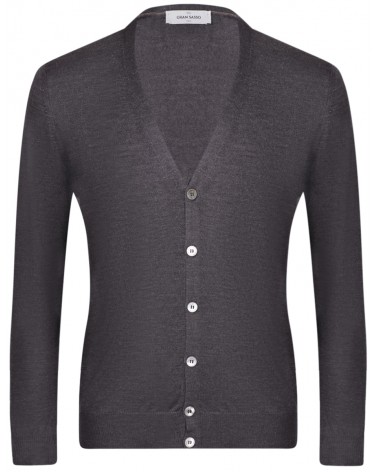 Cardigan grigio Gran Sasso