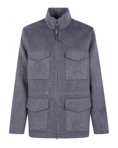 JACKET NELSON ASPESI in lana grigia