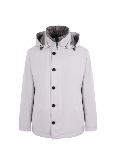 Cappotto piuma Montecore bianco