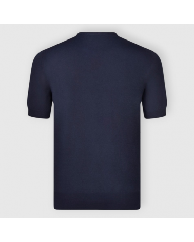 T-shirt in maglia blu  Gran Sasso
