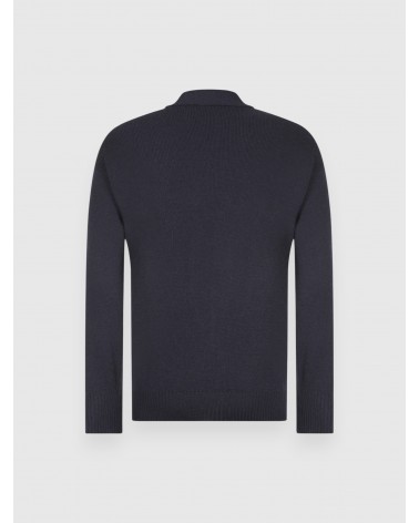 Cardigan 4 bottoni Gran Sasso blu