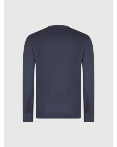 Girocollo merinos Gran Sasso blue