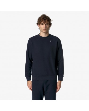 Felpa K-Way blu Baptiste Heavy Fleece