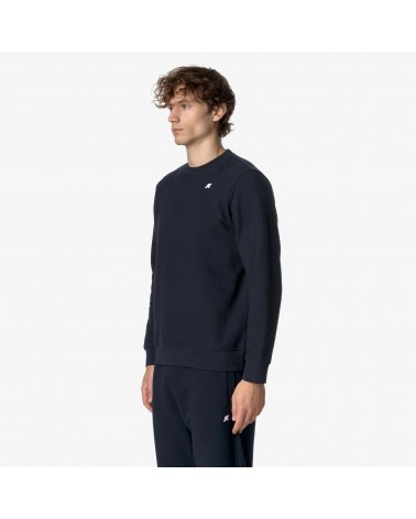 Felpa K-Way blu Baptiste Heavy Fleece