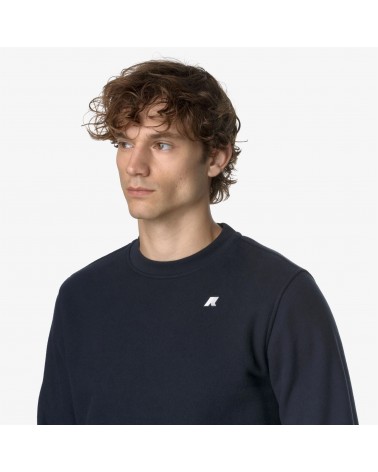 Felpa K-Way blu Baptiste Heavy Fleece