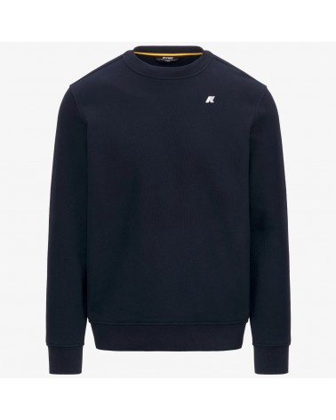 Felpa K-Way blu Baptiste Heavy Fleece